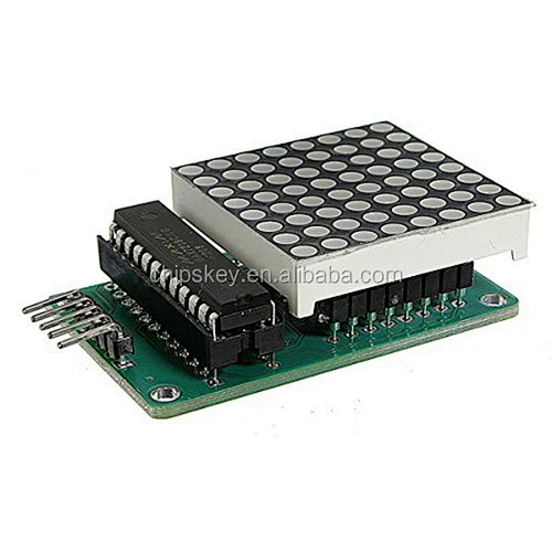 MAX7219 dot matrix control microcontroller display module