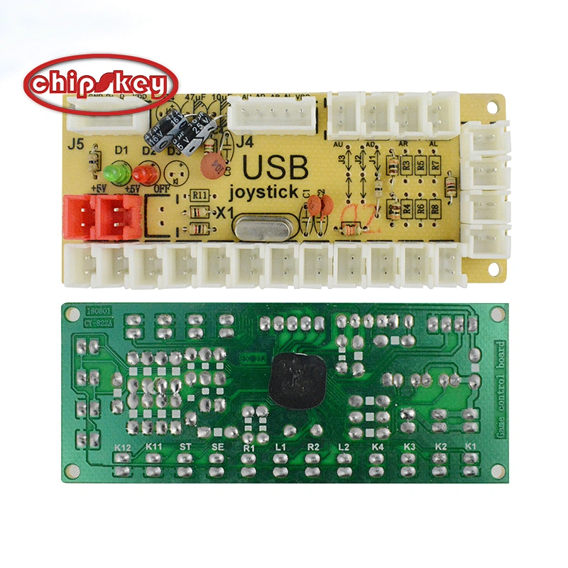 Arcade joystick circuit board USB chip board with cable kit