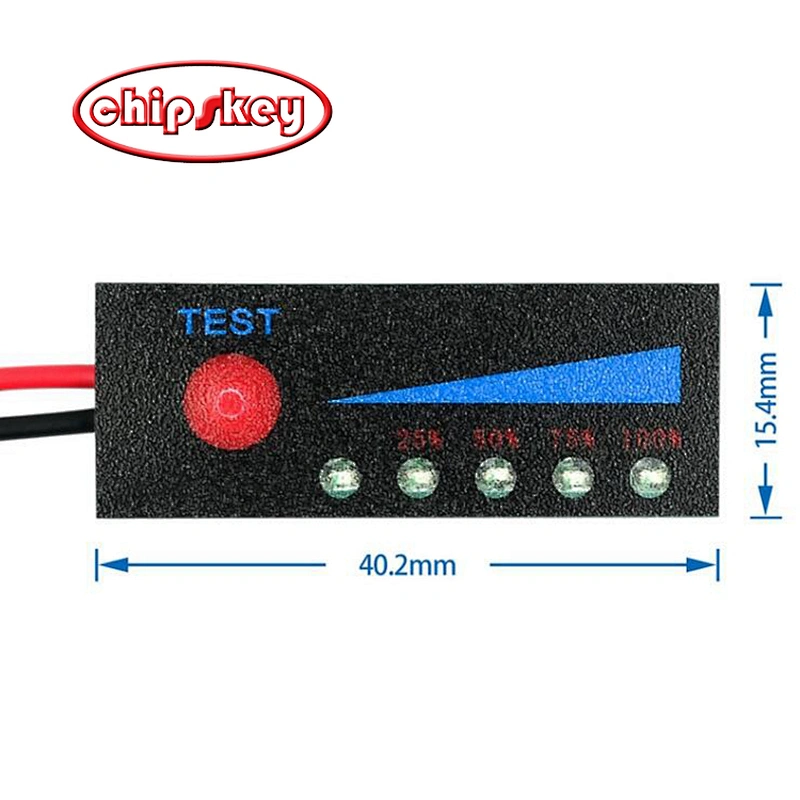 2S lithium battery 7.4V, full 8.4V /12V car battery indicator board