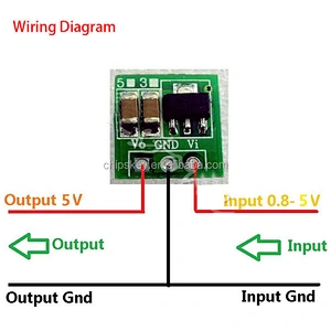 1.5V 1.8V 2.5V 3V 3.3V 3.7V 4.2V to 5V DC-DC boost converter module voltage Regulator