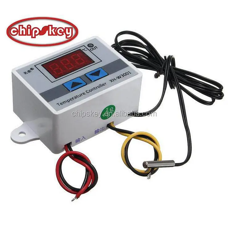 12V /24V / 220V XH-W3001 Digital LED Temperature Controller XH-W3001 Cooling Heating Switch Thermostat + NTC Sensor