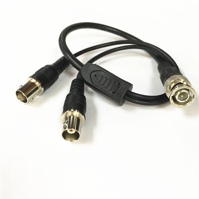 Chipskey BNC/Q9 one male and two female cables Video monitoring cable Antenna extension cable BNC male to BNC female
