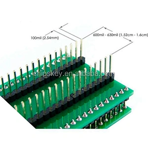 PLCC44 to DIP44,IC test socket adapter, adapter seat convert seat