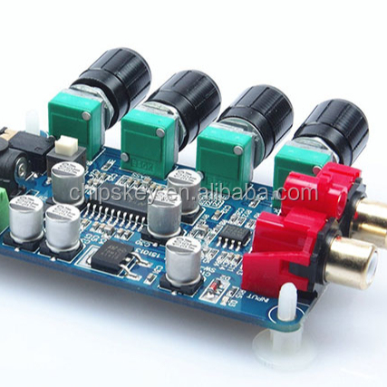LM1036 + NE5532 Tone Plate With Preamp Tone Board