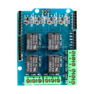 Four channel Relay Shield 5V 4 Channel 4CH Relay Shield Module for