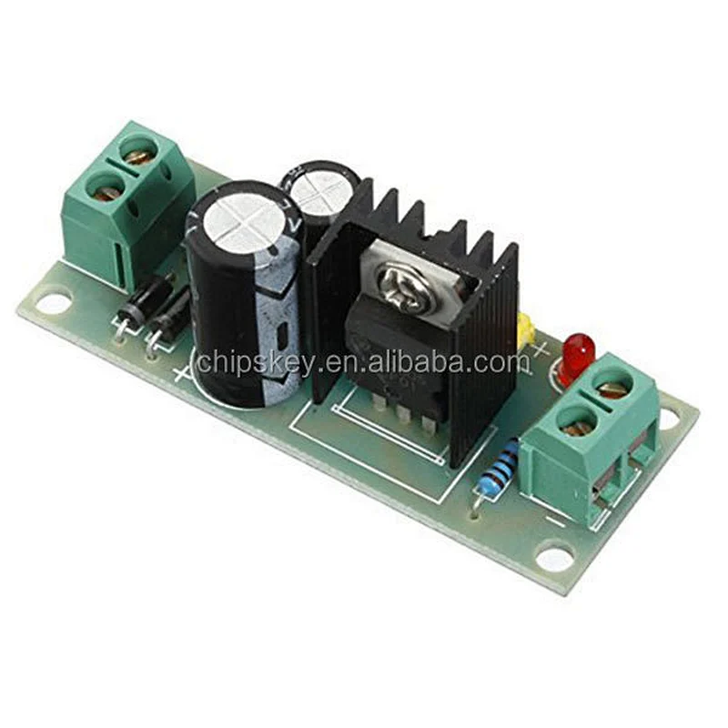 L7805 LM7805 three-terminal voltage regulator module, 5V regulated power supply module, 5V voltage regulator module