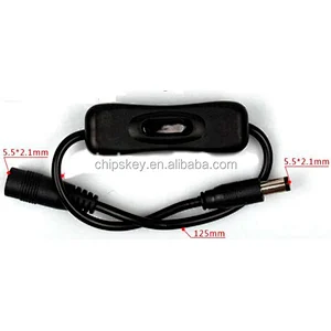 Power Cable 5.5x2.1mm with siwtch