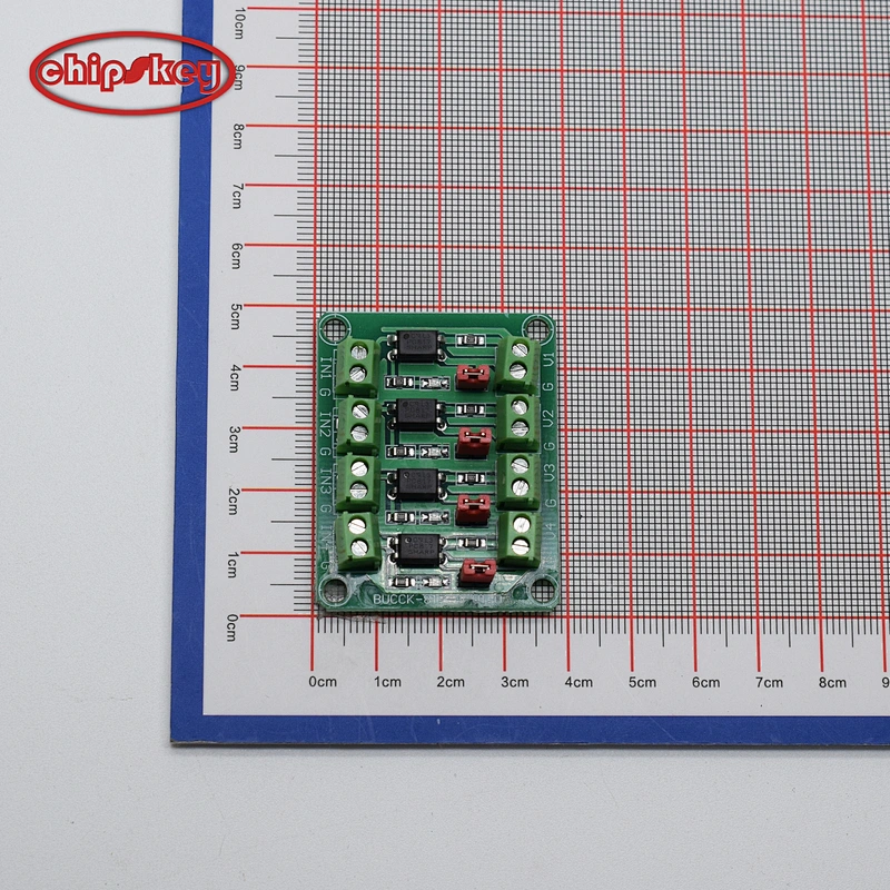 817 optocoupler 4-way voltage isolation board voltage control transfer module drive photoelectric isolation module
