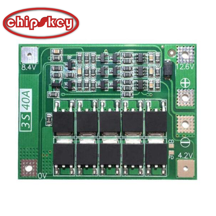 modBMS40A Upgrade 3S 40A BMS 11.1V 12.6V 18650 lithium battery protection Board with balanced Version for drill 40A current