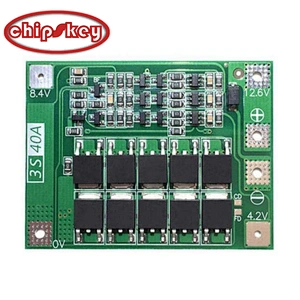modBMS40A Upgrade 3S 40A BMS 11.1V 12.6V 18650 lithium battery protection Board with balanced Version for drill 40A current