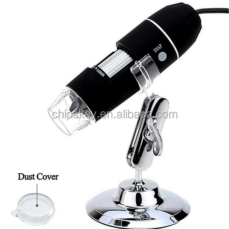 Plugable USB 2.0 Handheld Digital Microscope with stand for Windows, Mac, Linux 500xDigital Magnification