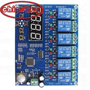 Chipskey XH-M194 time relay control module multi-channel timing module 5 way relay time control panel