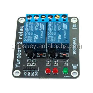 2-Channel 5V Relay Module Expansion Board - Black + Blue