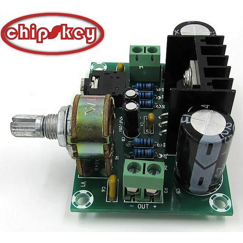 XH-M551 Single Channel Amplifier Board TDA2030A Audio Power Amplifier Board 18W Amplifiers Board DC/AC12V