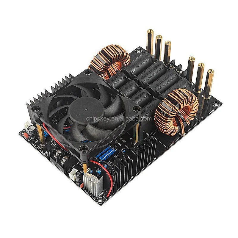1000W 20A ZVS Induction Heating Machine Cooling Fan PCB Copper Tube 12-36V