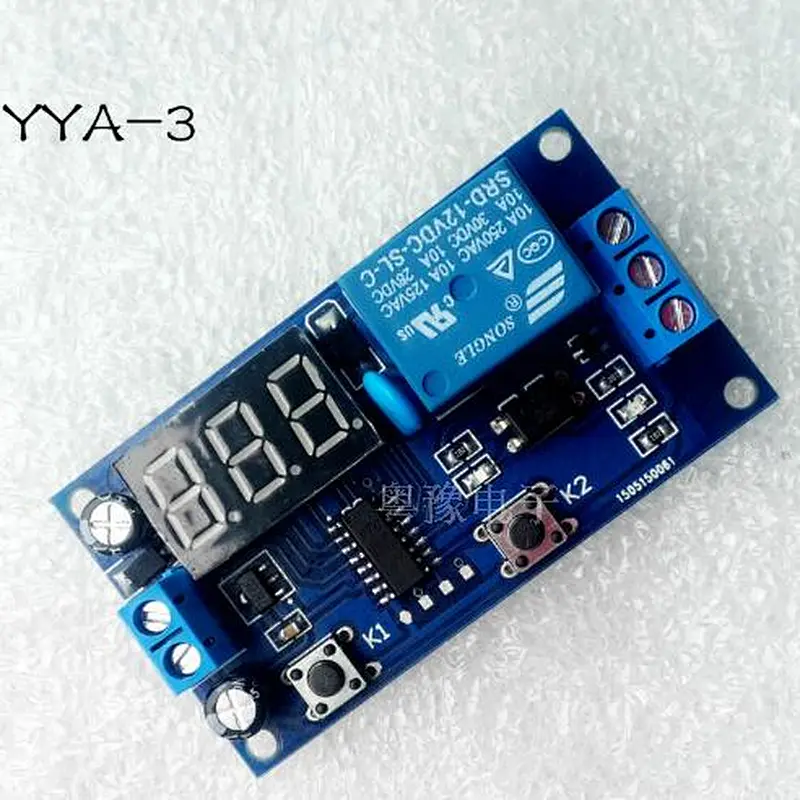 Power On Delay On Power On Relay Module 12V Car Modification Switch Countdown