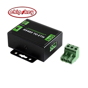 Industrial RS485 to Ethernet Converter, Dual Serial Ports, Easy-to-use, High-speed, Low-power, High-stability, Upgradable