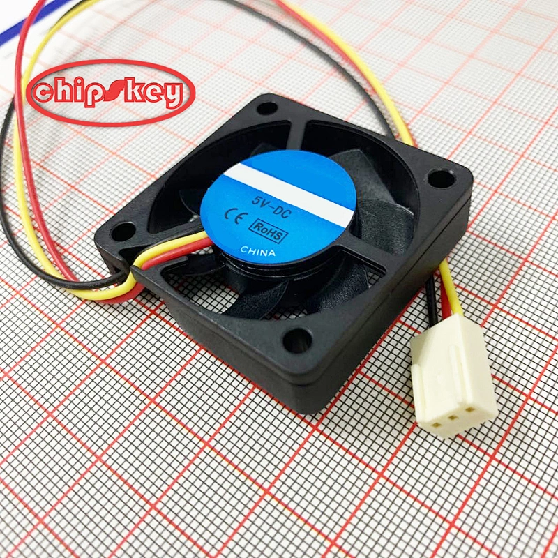 5V 0.25A 40x40x10mm 4010S 3-Wires Brushless DC Cooling Fan
