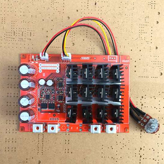 DC 10~50V 60A 3000W Driver Module PWM Motor Speed Controller 12V 24V 48V