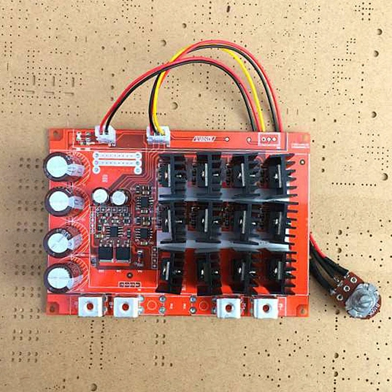 DC 10~50V 60A 3000W Driver Module PWM Motor Speed Controller 12V 24V 48V