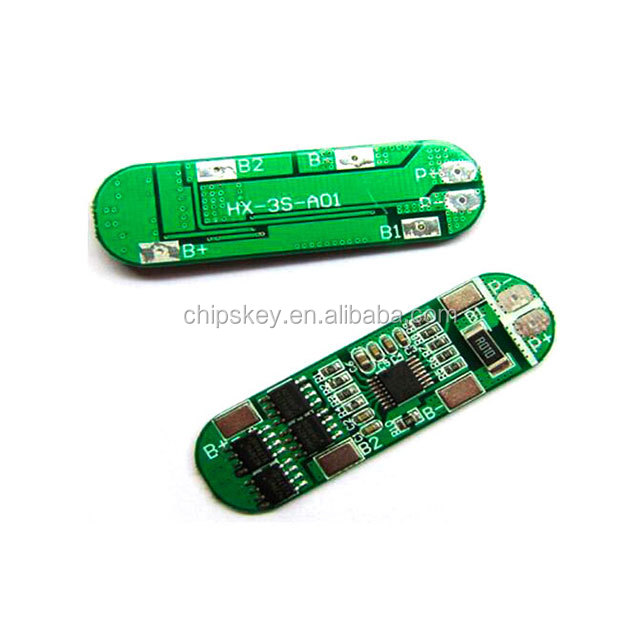 HX-3S-A01 3 series 12V18650 lithium battery board 11.1V 12.6V 10A anti-overcharge and over discharge limit