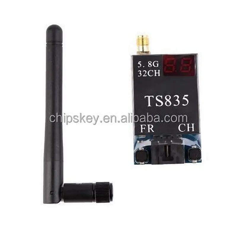 TS835 5V FPV 5.8G 600MW 32CH 7-28V Wireless AV Audio Video Transmitter