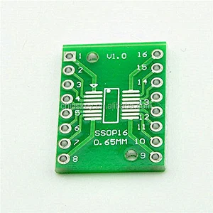 SOP16 SSOP16 TSSOP16 patch to dip DIP 0.65/1.27mm adapter plate Good