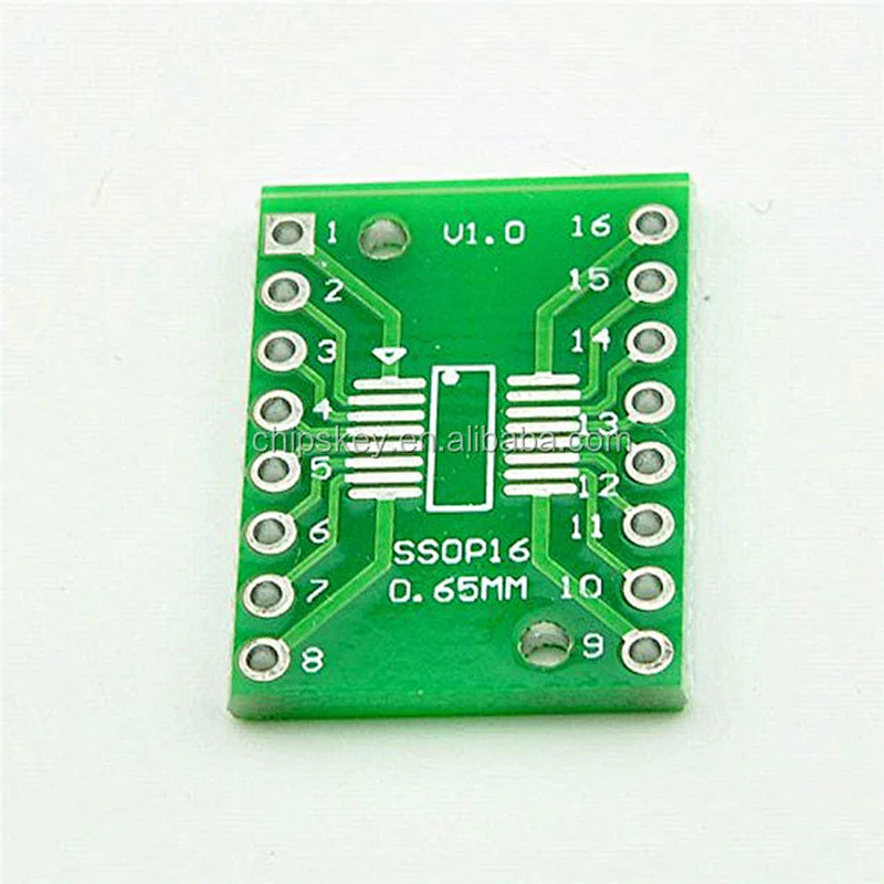 SOP16 SSOP16 TSSOP16 patch to dip DIP 0.65/1.27mm adapter plate Good