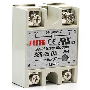 Solid State Relay SSR-25DA 25A /250V 3-32VDC 250V 60*45*23mm