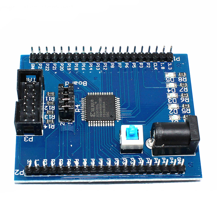 XC9572XL  Development Board  / Learning Board w/ 4-LED