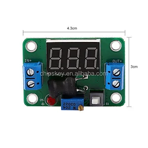 Efficient synchronous rectification DC-DC regulator with a voltage meter to 4.5-24V super LM2596