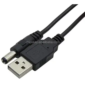USB to DC 5.5*2.1 Plug power supply line USB power cable