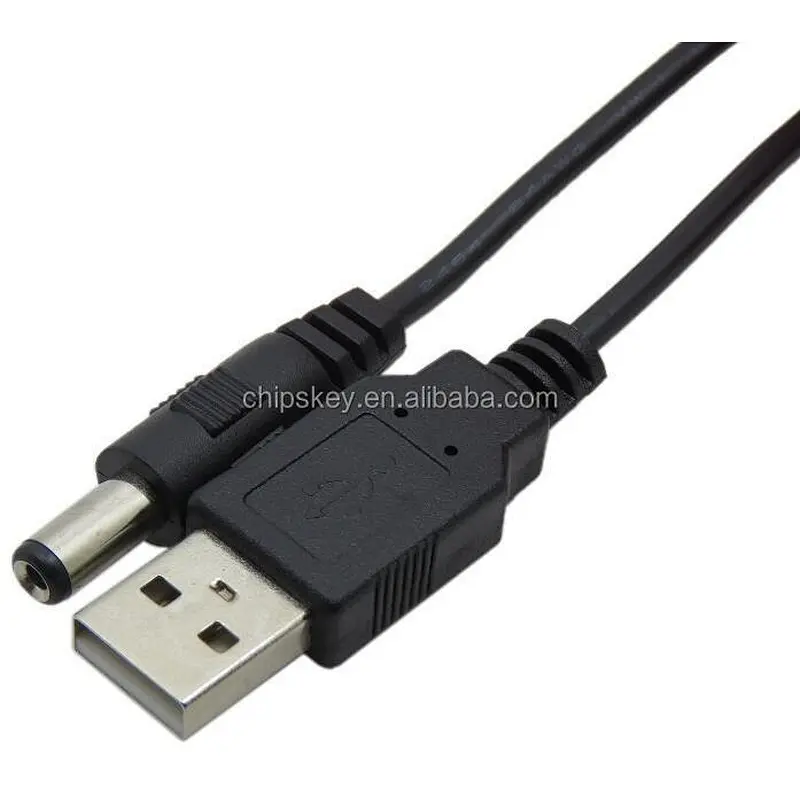 USB to DC 5.5*2.1 Plug power supply line USB power cable