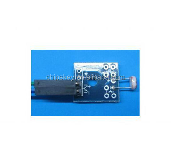 Photoresistor sensor with a small plate; contain small PCB1 block; two 20cm long the DuPont line and sensor