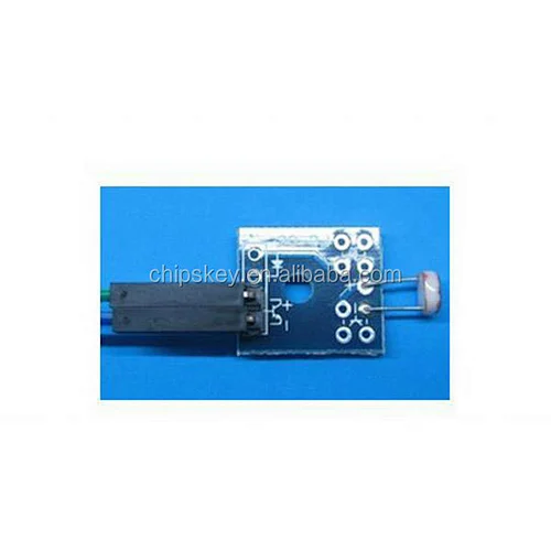Photoresistor sensor with a small plate; contain small PCB1 block; two 20cm long the DuPont line and sensor