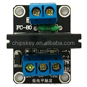 5V 1 Channel SSR Solid-State Relay Low Level Trigger With fuse Stable 240V 2A