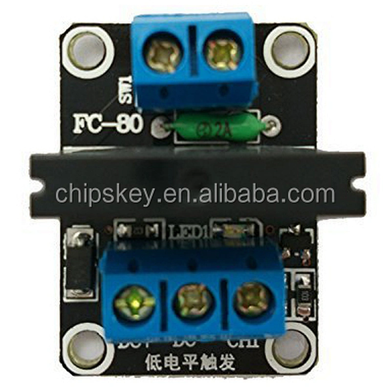 5V 1 Channel SSR Solid-State Relay Low Level Trigger With fuse Stable 240V 2A