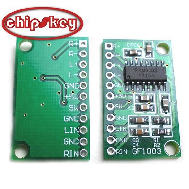 Chipskey XH-M178 mini digital amplifier board / 3W high power / PAM8403 mini audio amplifier board