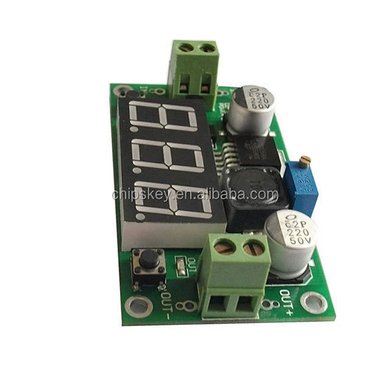 LM2596 Step-Down Voltage Regulator Module Board With LED Display