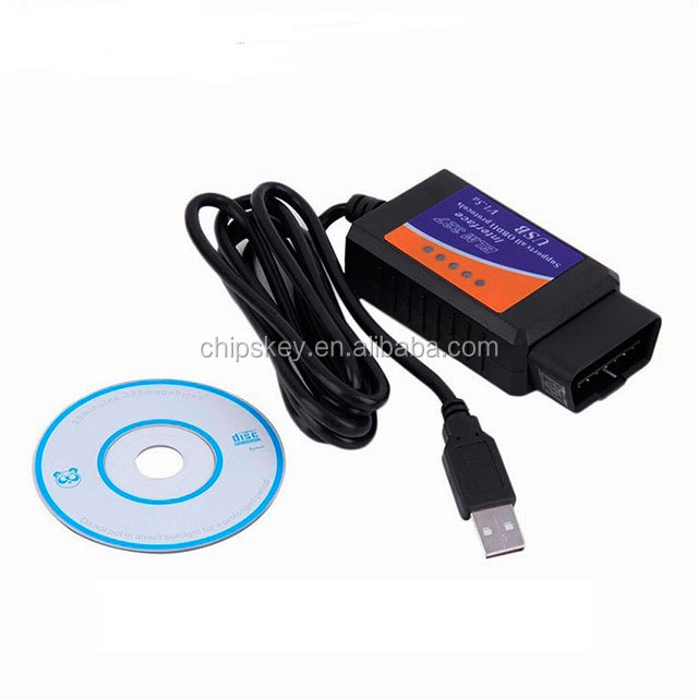 V1.5 ELM327 OBDII OBD2 USB Car Diagnostic Interface Scanner