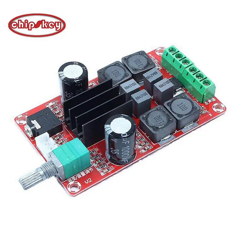 TPA3116 D2 50W + 50W Dual Channel Stereo Digital Amplifier Board DC 5V 24V XH-M189