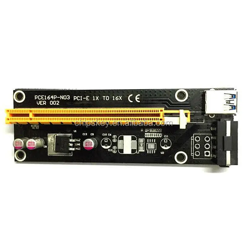 PCI-E 1X to 16X riser card Adapter PCIE USB3.0 Dedicated transfer cable PCIE