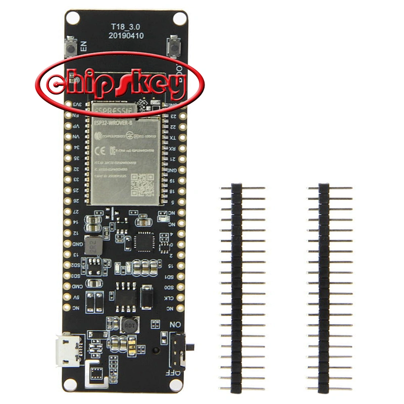 TTGO T-Energy T18- WiFi and Wireless module/18650 battery ESP32 WROVER development board