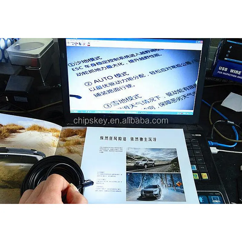 1Meter 1.3Megapixel Hard-Wire Endoscope camera with LED