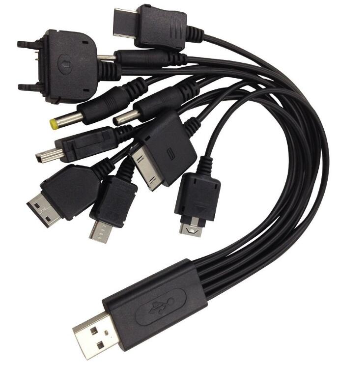 10-in-1 mobile phone USB charging cable