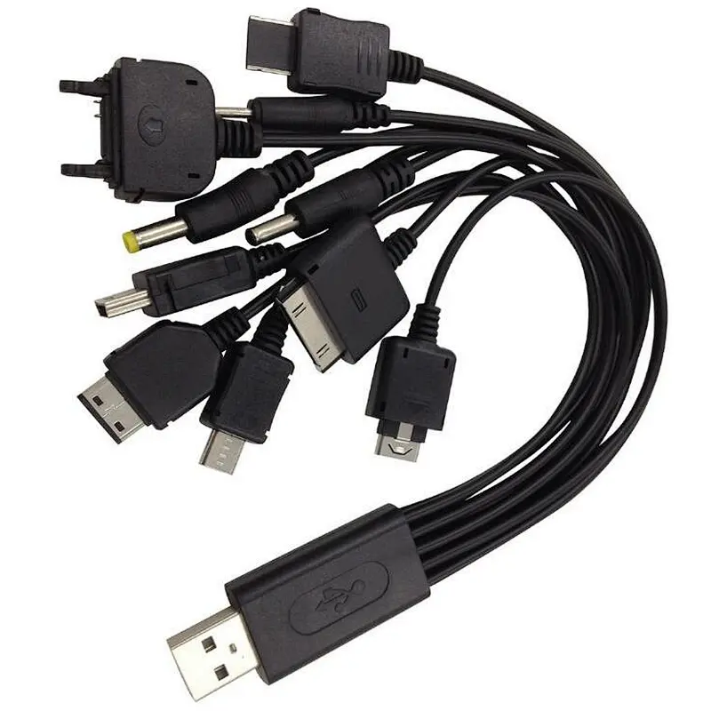 10-in-1 mobile phone USB charging cable