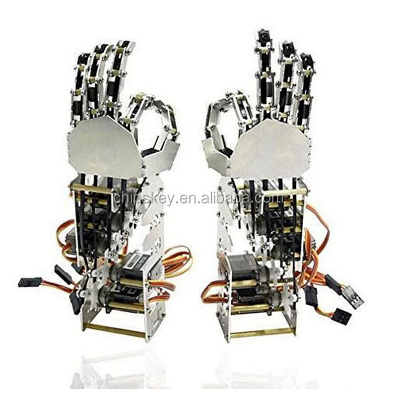 Left Hand 5-DOF Robot Hand Fingers ( Have not assembly , need assembly by self)
