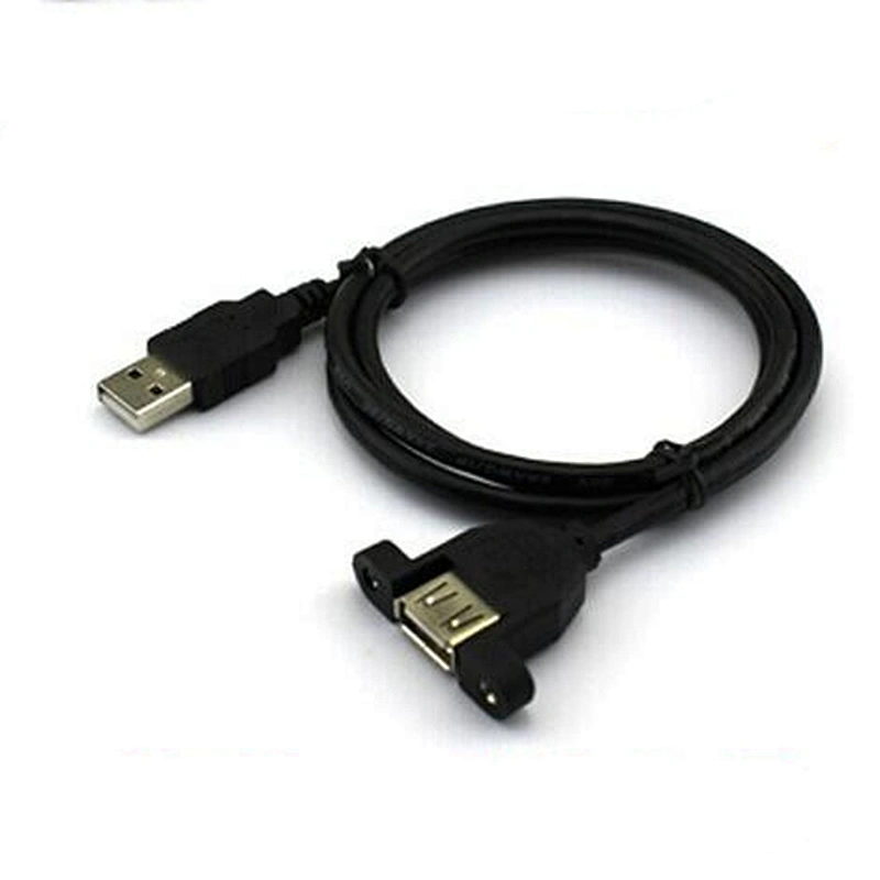 Chipskey panel mount usb connector USB A female to male 1.5m
