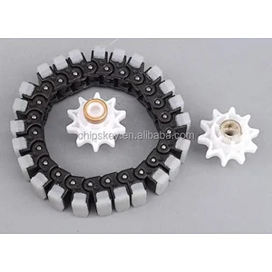 DC12V 7650RPM Track Chassis Motor All metal Gear Motor With Encoder For Intelligent Robot Model Tank Sweeping Robot DIY Cummerbu