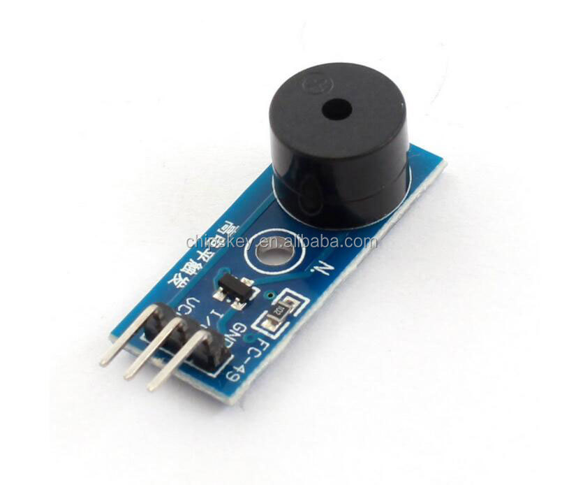 The active buzzer module; trigger low; buzzer control panel